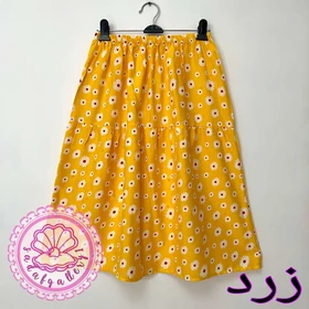 دامن نخی بابونه کوتاه