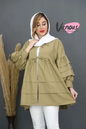 مانتو عروسکی چین‌دار