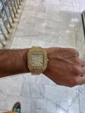 ست ساعت کارتیر فول نگین ( زن و مرد )