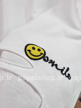 تیشرت یقه گرد طرح لانگ پایین زاپ