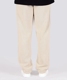 شلوار کنفی بگ و کمر کش کرم 1010