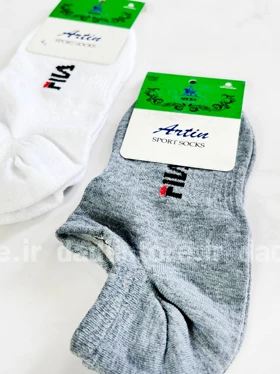 جوراب مچی نخ پنبه ساده اسپورت Fila