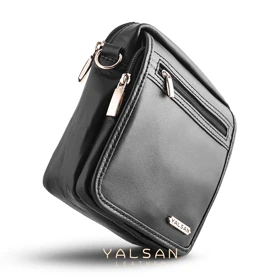کیف دوشی چرم یلسان مدل رهی کوچک کد 009-BS