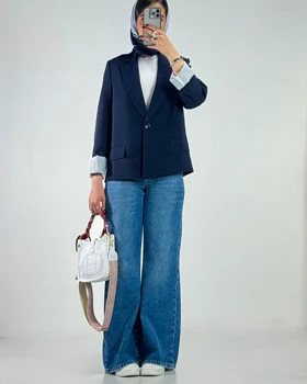 کت جیب پاکتی تک دکمه  کد 100170