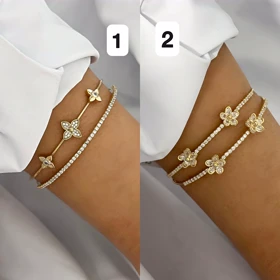 دستبند جواهری سواروسکی دخترانه 826