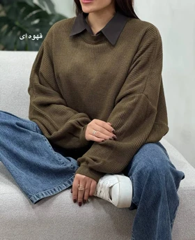 پلیور بافت ماهلی 4