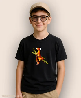 تیشرت بچگانه طرح شیطان کش شخصیت زنیتسو کد 964
