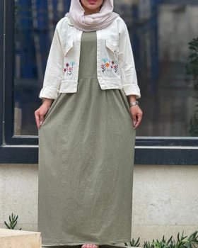 کت سارافون گلدوزی نچرال 7023