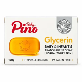 صابون گلیسیرین شفاف نوزاد و کودک پینو بیبی 100 گرمی