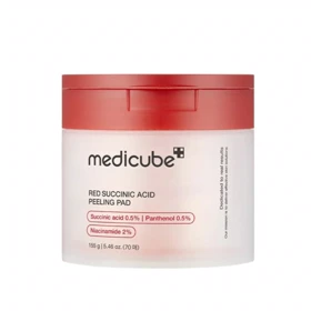 پد لایه بردار پوست مدیکیوب, مدل Red Succinic Acid