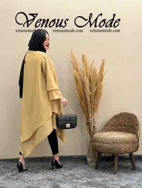 مانتو نازلی بلند مدل شقایق