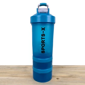 شیکر طرح SPORT بدنسازی در رنگ بندی متنوع (آبی)