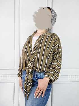 شومیز جلو گره‌ای مراکشی