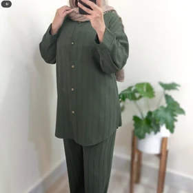 ست مانتو و شلوار زنانه آیوا