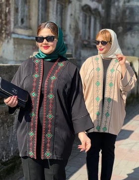 مانتو گلدوزی سولین کد : 7596