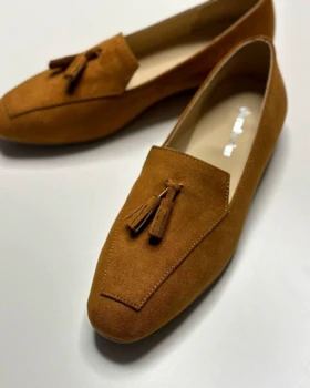 کفش کالج زنانه مدل Stradivarius Flat shoes - FCg23