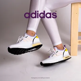 کتانی پیاده روی زنانه آدیداس سفید/رنگی - Adidas ZX 2K Boost White/Pink-Yellow-Purple