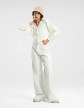 بافت دکمه کریستال (شیری)