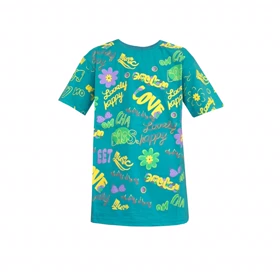 تیشرت آستین کوتاه پسرانه مدل PJ1123 رنگ آبی