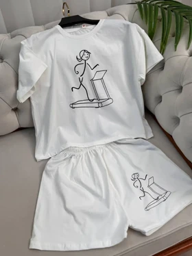 کراپ شورتک پنبه 3119