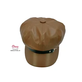 کلاه نیوز بوی چرم زنانه رنگ شتری