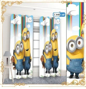 پرده پانچی اتاق کودک و نوجوان کد c-648