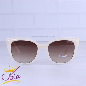 عینک آفتابی دیور زنانه فریم پروانه ای سفید 6762/1