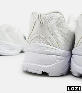 کفش کتانی مردانه و زنانه سفید NEW BALANCE 530