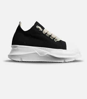 کفش کتانی مردانه مشکی سفید Rick Owens