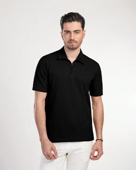 پولوشرت مردانه نیم زیپ کد 300/43