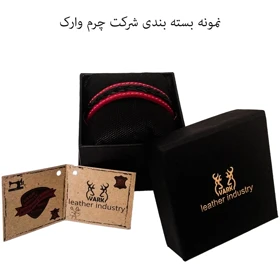 دستبند چرم وارک مدل حامی کد rb239