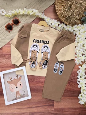 بلوز و شلوار طرح کتانی