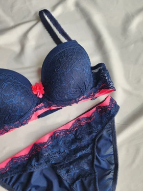 ست شورت و سوتین زنانه اسفنجی فنردار NBB کد 4386