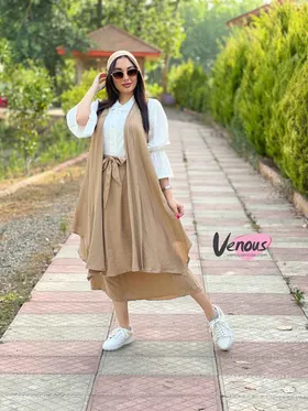 ست سه تیکه شومیز ژیله دامن