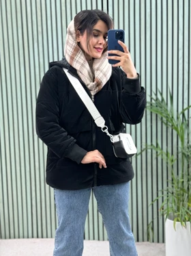 کاپشن کلاهدار نیل