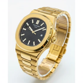 ساعت مردانه پتک فیلیپ طلایی صفحه مشکی