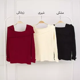 بلوز بافت قایقی 21373