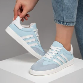 کفش و کتانی زنانه و دخترانه مدل آدیداس ADIDAS رنگ آبی