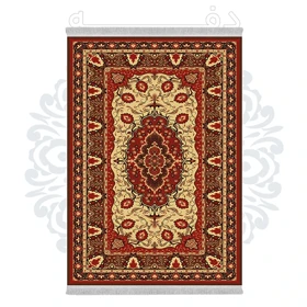 فرشینه از جنس پارچه هازان مخمل ترک طرح سنتی و مدرن برند دفه کد DHU204