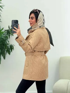 پالتو طرح دار نازلی