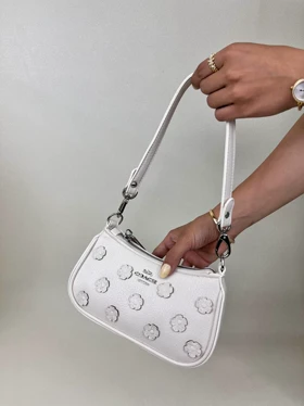 کیف زنانه پاسپورتی همایلی رو گل کواچ COACH کد 1578 (کزم)