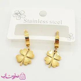 گوشواره آویز دخترانه طرح گل