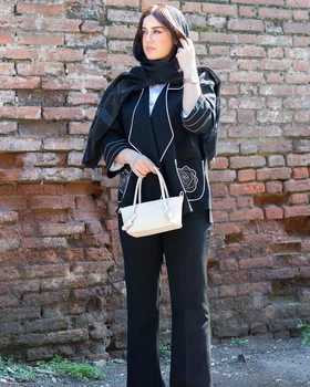 کت یقه آرشال گلدوزی