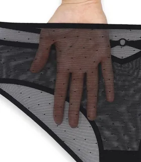 شورت زنانه اسلیپ توری Neev نیو کد 705 مشکی Black