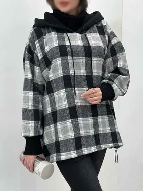 هودی چهارخونه پایین گت سلین