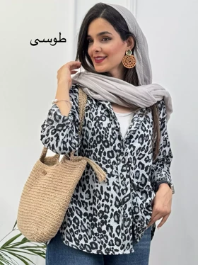 مانتو شومیزی پلنگی