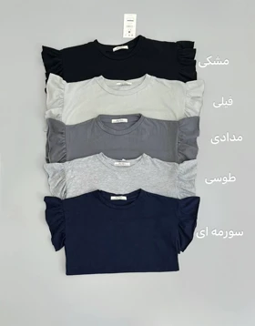 تیشرت برشکا استین چین کد 2638