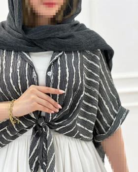 شومیز گره‌ای تک خامه دوزی