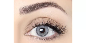 لنز رنگی سالانه رینبو Rainbow P-CON (Crystal B (طوسی بدون دور))