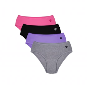 شورت زنانه ضدحساسیت مودال تاپیک بسته تک عددی بنفش مدل پانیذ